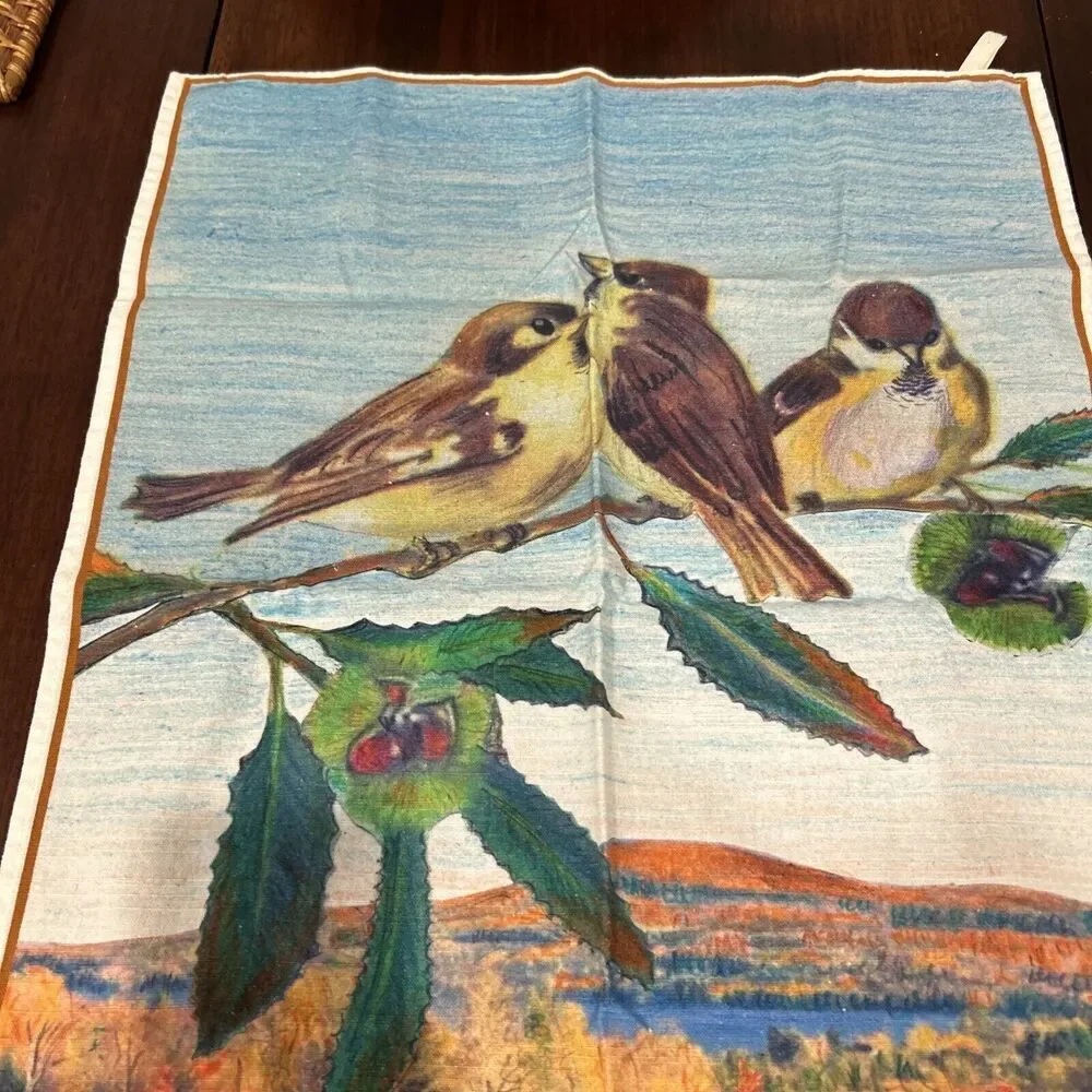 Misto Lino Table Napkin towel Bird County Cottage Italy